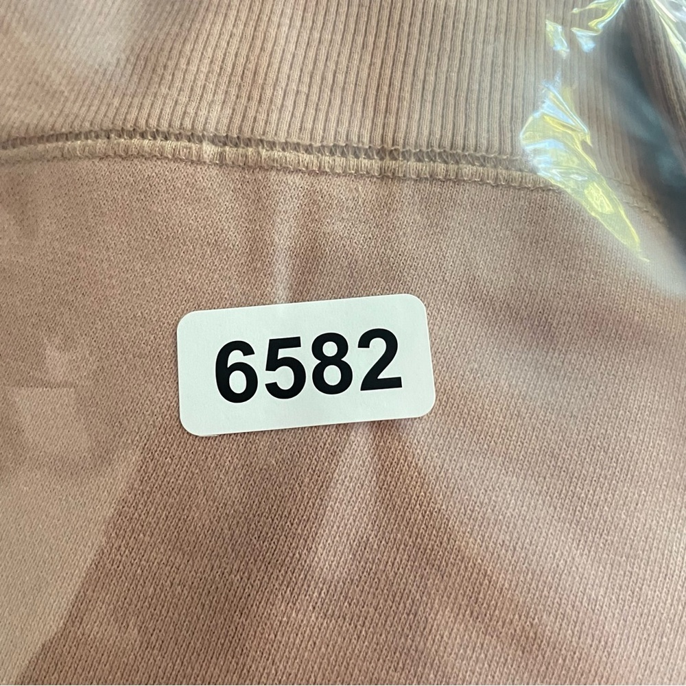 SKIMS the zip up hoodie zip-up full-zip sweatshirt brown tan 26582 - Picture 5 of 5